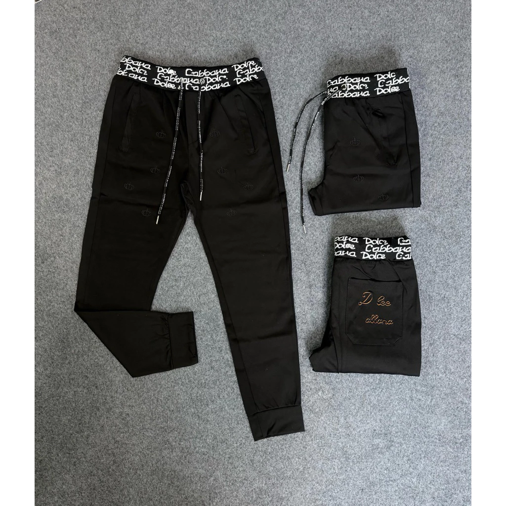 Quần Thun Jogger Cạp Dệt Đê-Gờ Dây Chữ Đầy Đủ,Hàng Quảng Châu Hàng Hottrend=QC
