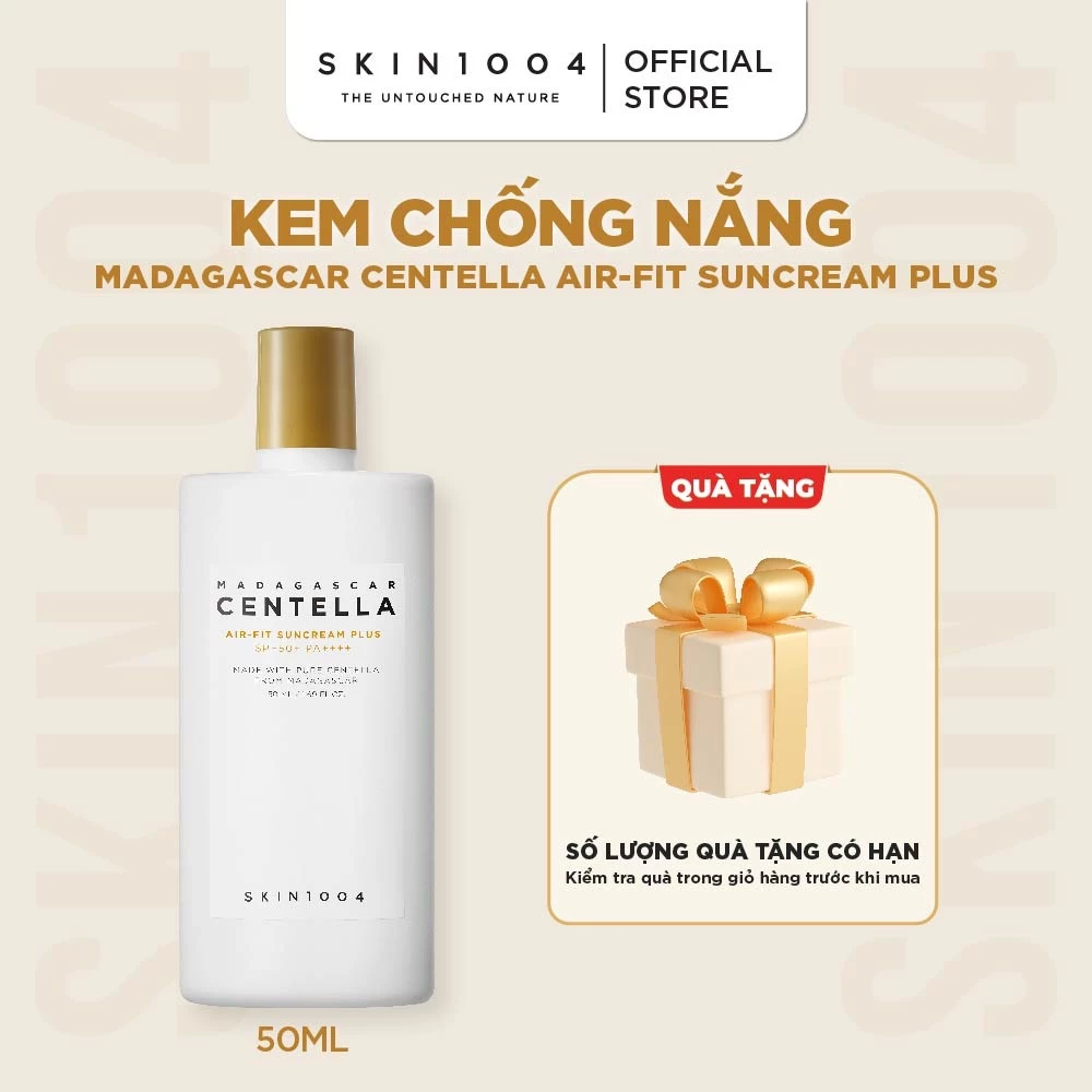 [SPLivexSkin1004] Kem Chống Nắng Vật Lí Skin1004 Madagascar Centella Air-Fit Suncream Plus SPF50+PA++++ 50ml
