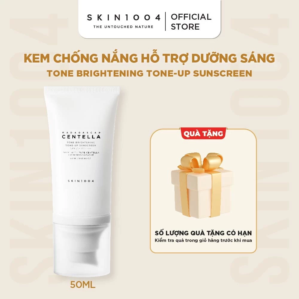 [SPLivexSkin1004] Kem chống nắng nâng tone SKIN1004 Tone Brightening Tone-up Sunscreen SPF50+ PA++++ 50ml