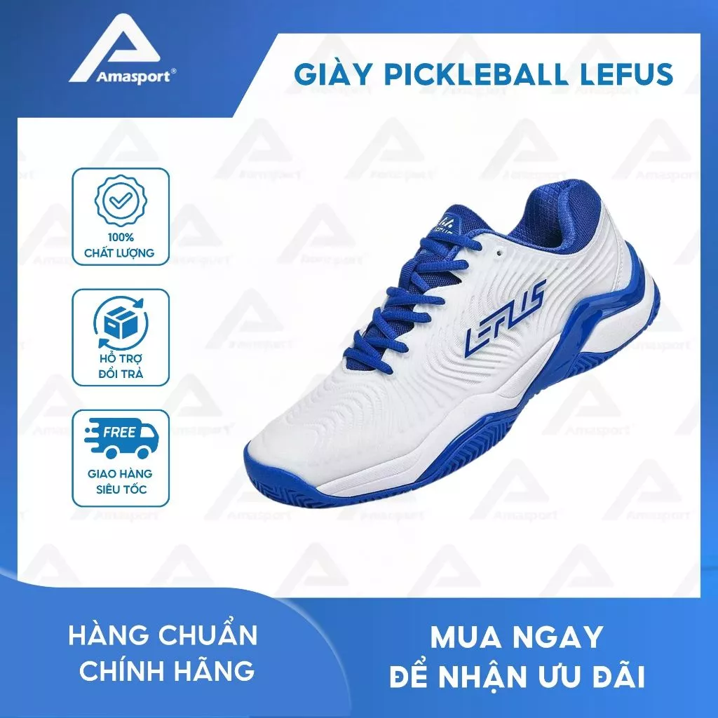 Giày pickleball LEFUS/APAVI, giày pickleball nam chính hãng đế TPU cao cấp đàn hồi tốt hạn chế lật cổ chân khi di chuyển