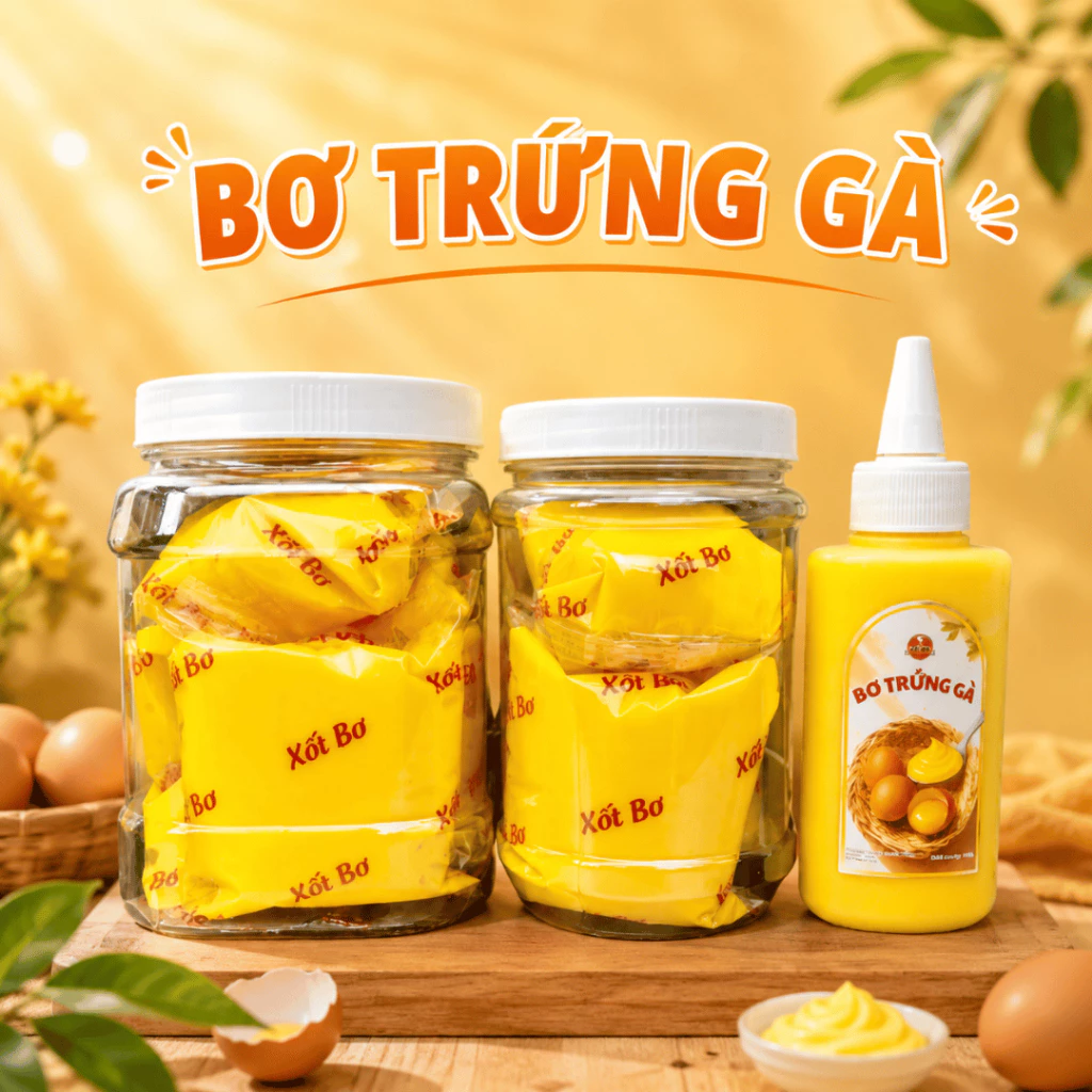 Bơ Hột Gà Ngon Béo – Ăn Cùng Bánh Tráng Siêu Cuốn