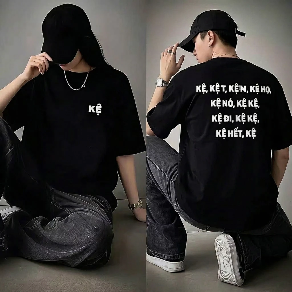 [ Hỏa Tốc HCM ] Áo thun in chữ kệ đang hot vải mỏng nhẹ from rộng tay lỡ co dãn tốt áo đang hoot mặc đi chơi đi học đều