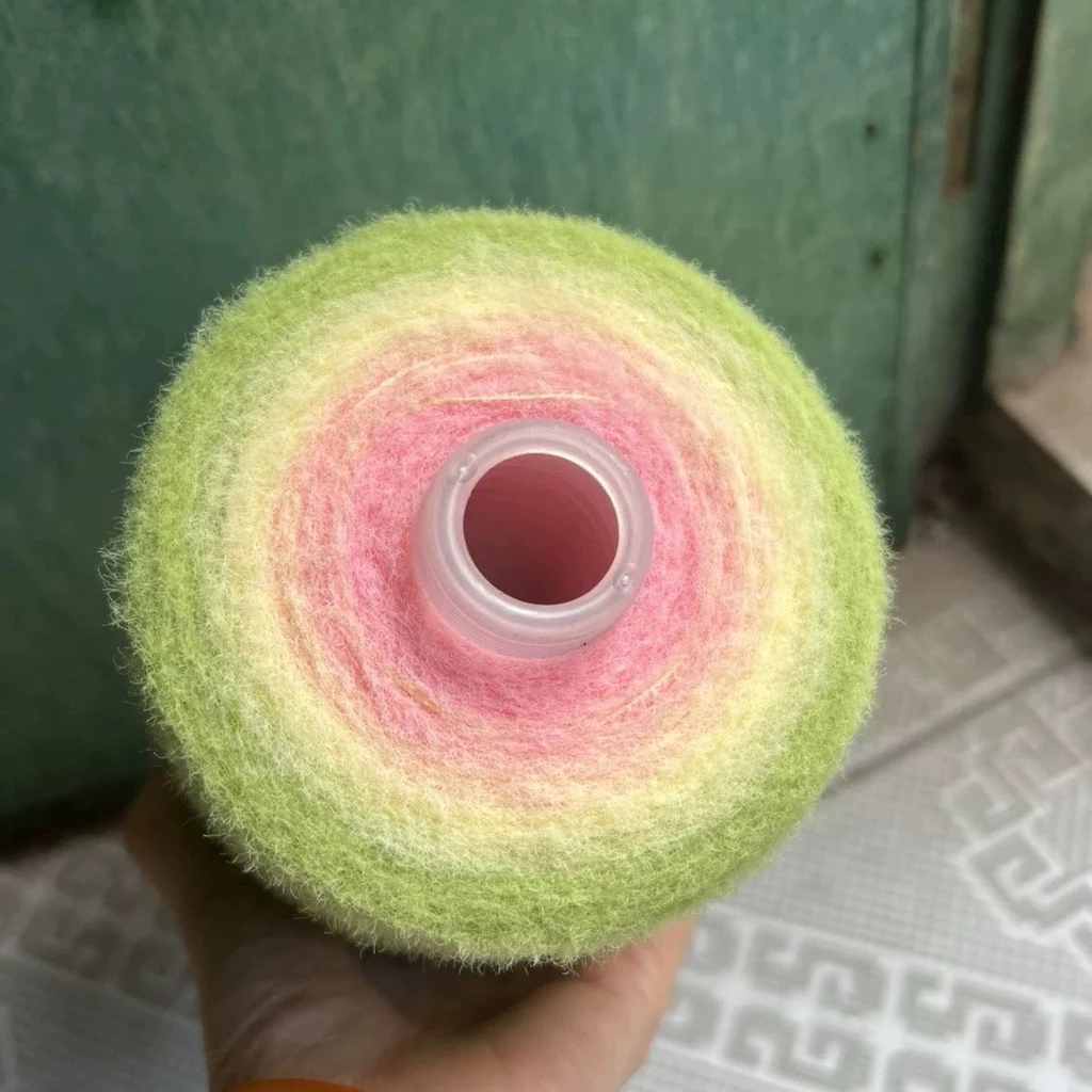 Cloud Candy Chập 3 Loang cầu vồng Màu Pastel 500Gr -1000Gr Siêu Mềm | Len Móc Khăn Áo Choàng DIY Handmade