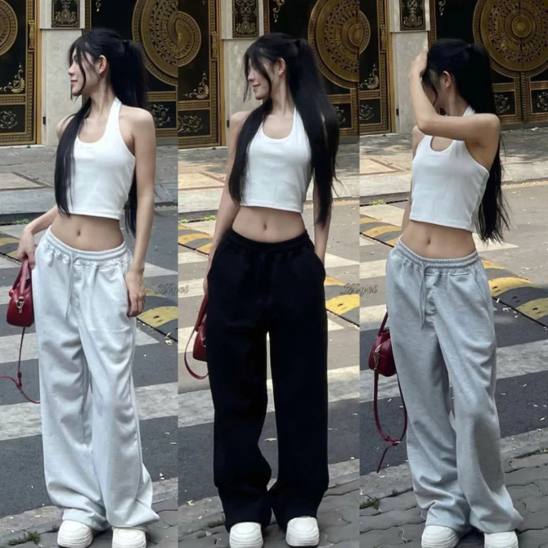Quần Nỉ Suông Ống Rộng Unisex Form Basic Nam Nữ Hot Trend , Unisex Phong Cách Hàn Quốc Dễ Phối Đồ