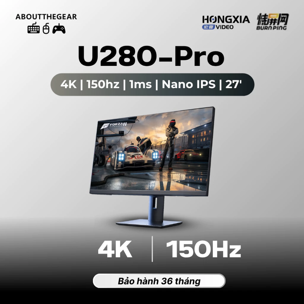 Màn hình 4K Hongxia U280-Pro chuyên game AAA, đồ họa (NEWSEAL-BH 36 THÁNG)