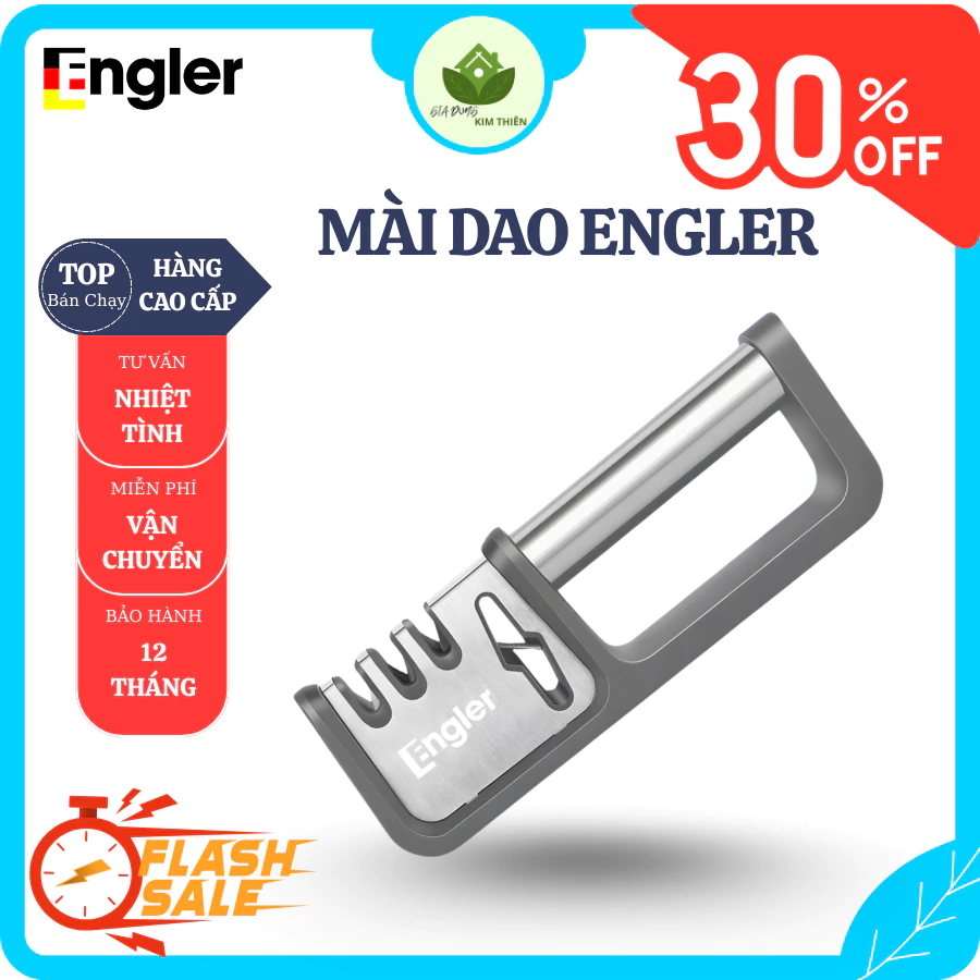 Mài Dao Engler EL6331 Đế EVA Chống Trơn Trượt Thiết Kế Nhỏ Gọn, Mài Dao Kéo Sắc Bén Dễ Dàng Sử Dụng - Gia Dụng Kim Thiên