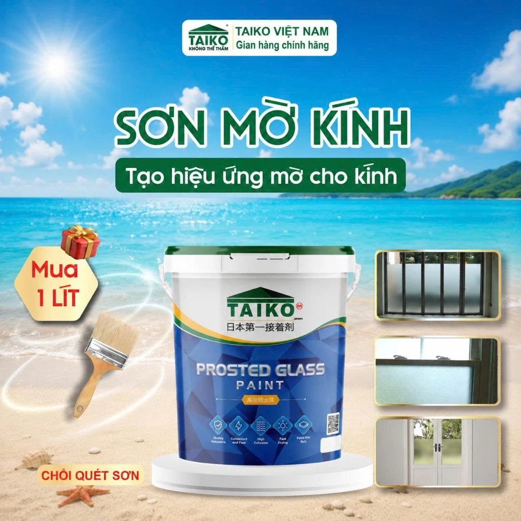 Sơn Mờ Kính Chống Nhìn Trộm, Chống UV | Dán Kính Cửa Sổ, Nhà Tắm, Văn Phòng, Phòng Ngủ