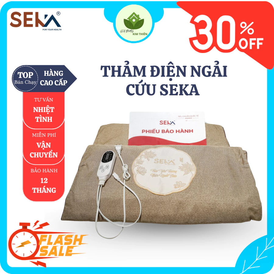 Thảm Điện Ngải Cứu Seka SK6TM Phù Hợp Với Với Người Lớn Tuổi, Giúp Cải Thiện Giấc Ngủ Lưu Thông Máu - Gia Dụng Kim Thiên
