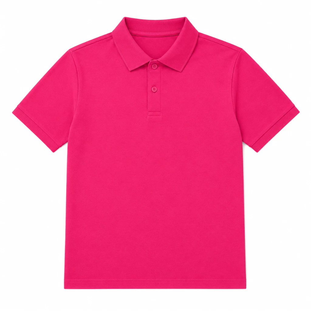 [1 áo cũng in - in theo yêu cầu ] ÁO POLO HỒNG SEN - Vải cá sấu poly Thái - VIỄN PHÁT UNIFORM