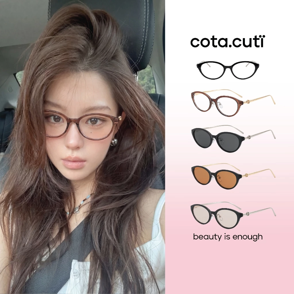 [NIKI] Kính Cận/Kính Mắt Thời Trang cota.cuti - Gọng Kính Thiết Kế Cá Tính, Chất Liệu Hợp Kim, Form Kính Chắc Chắn