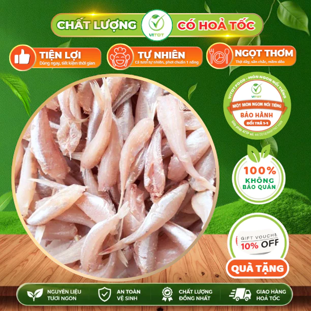 Cá Đùi Gà 1 Một Nắng Đặc Biệt VITOT Thịt Chắc Không Xương Dăm