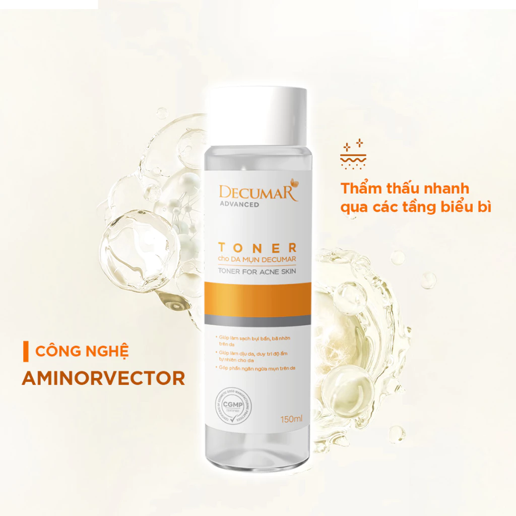 [Hàng tặng không bán] Toner cho da mụn Decumar 150ml - HN0538