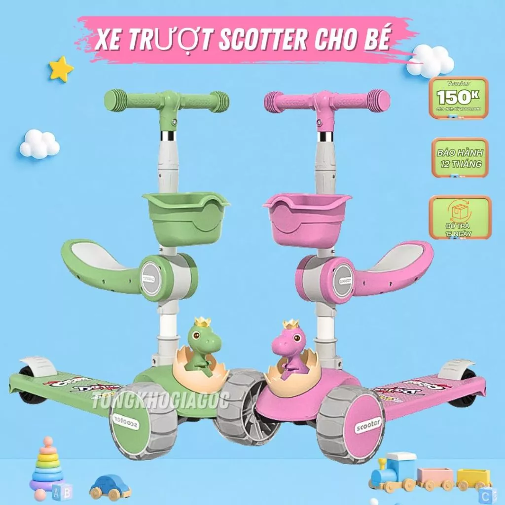 [MIỄN SÍP]Xe scooter cho bé, Xe trượt Scooter cho bé, trẻ em cao cấp.