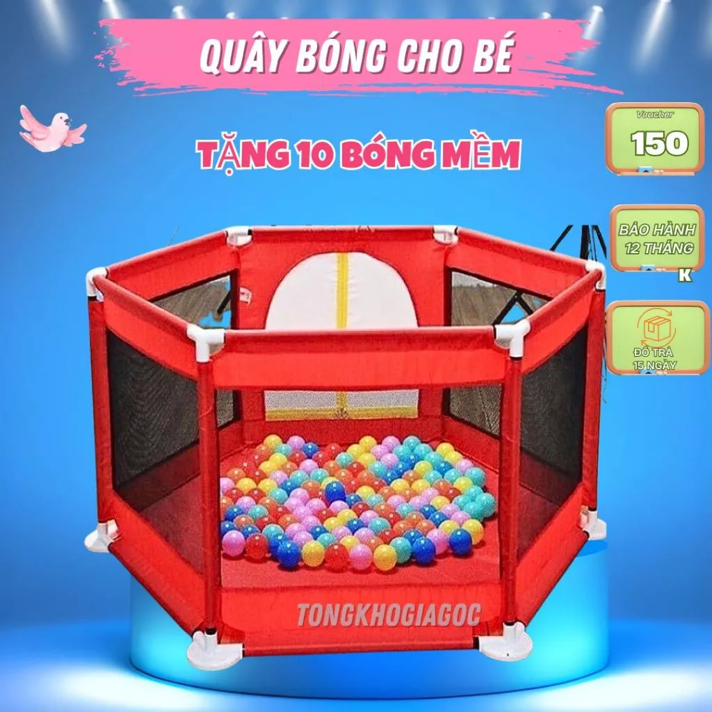 🎉𝑻𝒂̣̆𝒏𝒈 10 𝑩𝒐́𝒏𝒈🎉QUÂY BÓNG KIÊM NHÀ BÓNG KHUNG INOX VẢI DÙ TẶNG KÈM BÓNG