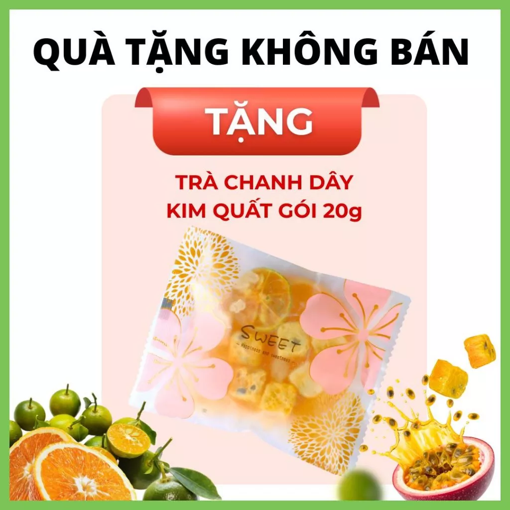 [QUÀ TẶNG KHÔNG BÁN] Trà Chanh Dây Kim Quất 20 g Giải Nhiệt Mùa Hè Thanh Mát từ Nông Sản Giọt Nắng