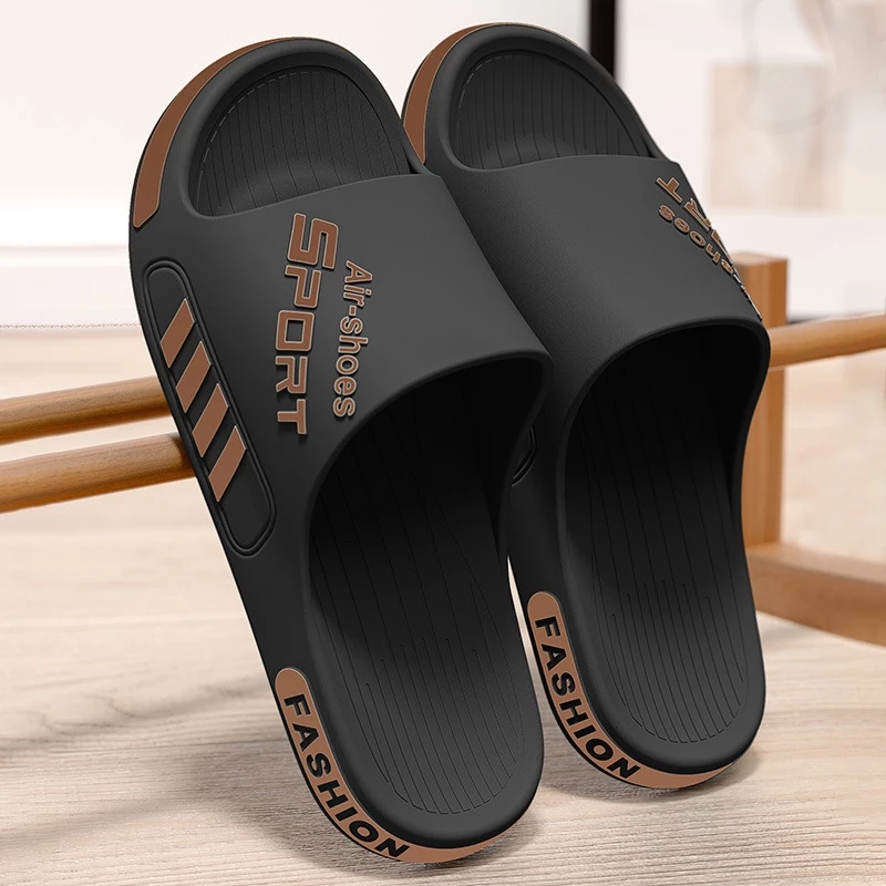 Dép Nam Quai Ngang SPORT Air-Shoes Cao Cấp – Dép Đúc Êm Nhẹ Chống Trơn Trượt, Đi Trong Nhà & Ngoài Trời