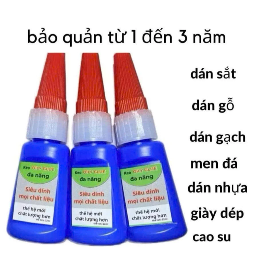 Keo OILY GLUE Đa Năng Gấp 50 Lần Keo 502 (Shop Khánh Vy)