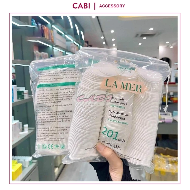 CB231 COMBO 2 GÓI Bông Tẩy Trang LM201, Bông Tẩy Trang LM 100% Cotton tự nhiên