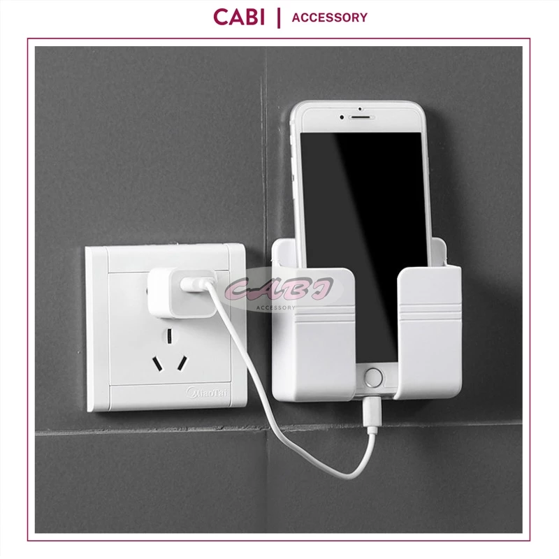 CB169 - Giá Đỡ Điện Thoại, Remote, Sạc Điện Thoại Dán Tường Không Cần Khoan Tiện Lợi