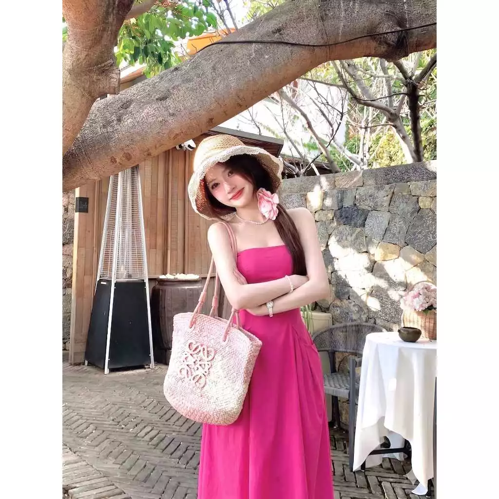Đầm Maxi 2 Dây Nữ Form Đẹp Tiểu Thư