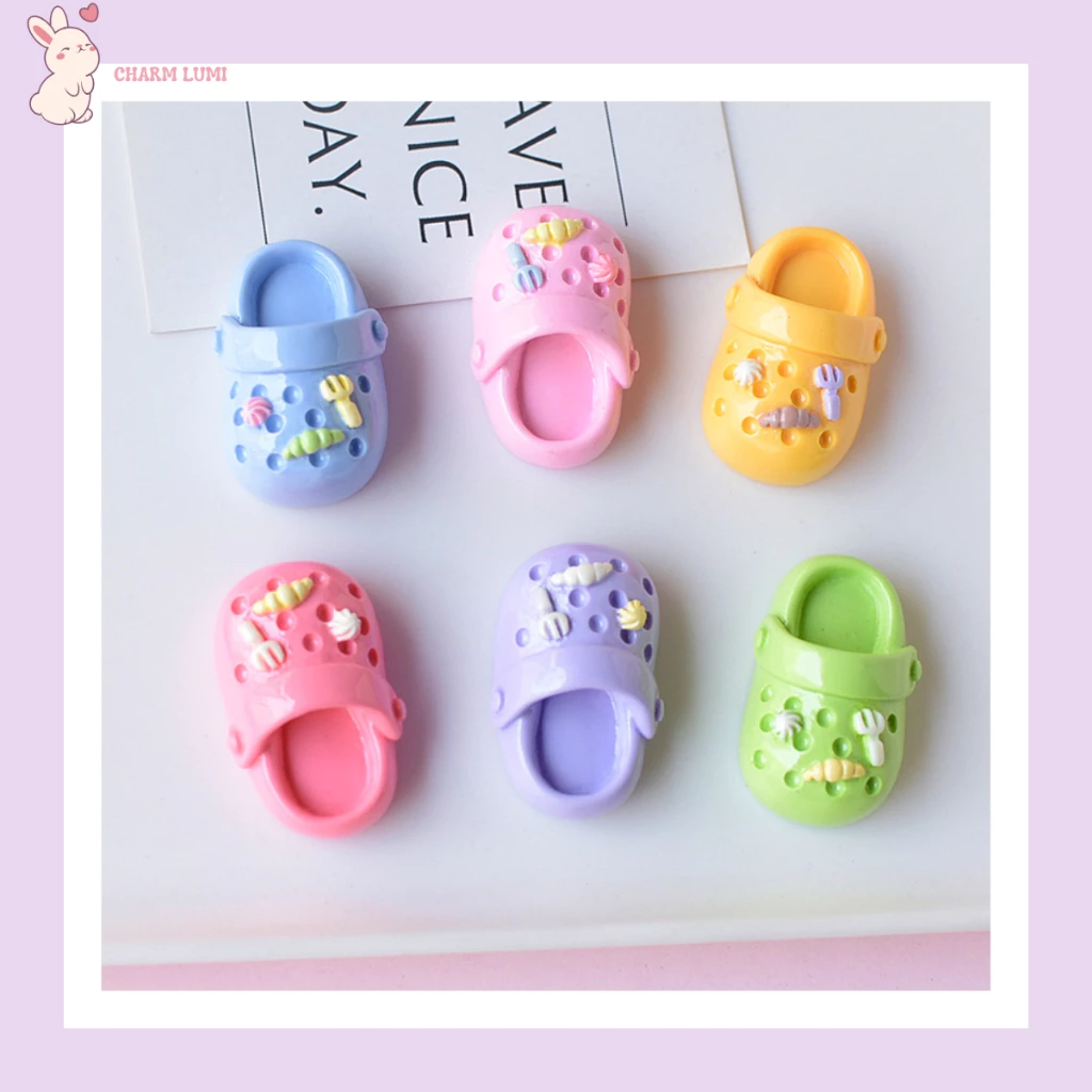 Charm Dép Biển Mini – Phụ Kiện Trang Trí Handmade DIY, Decor Ốp Lưng, Tiểu Cảnh Siêu Cute - Charm Lumi