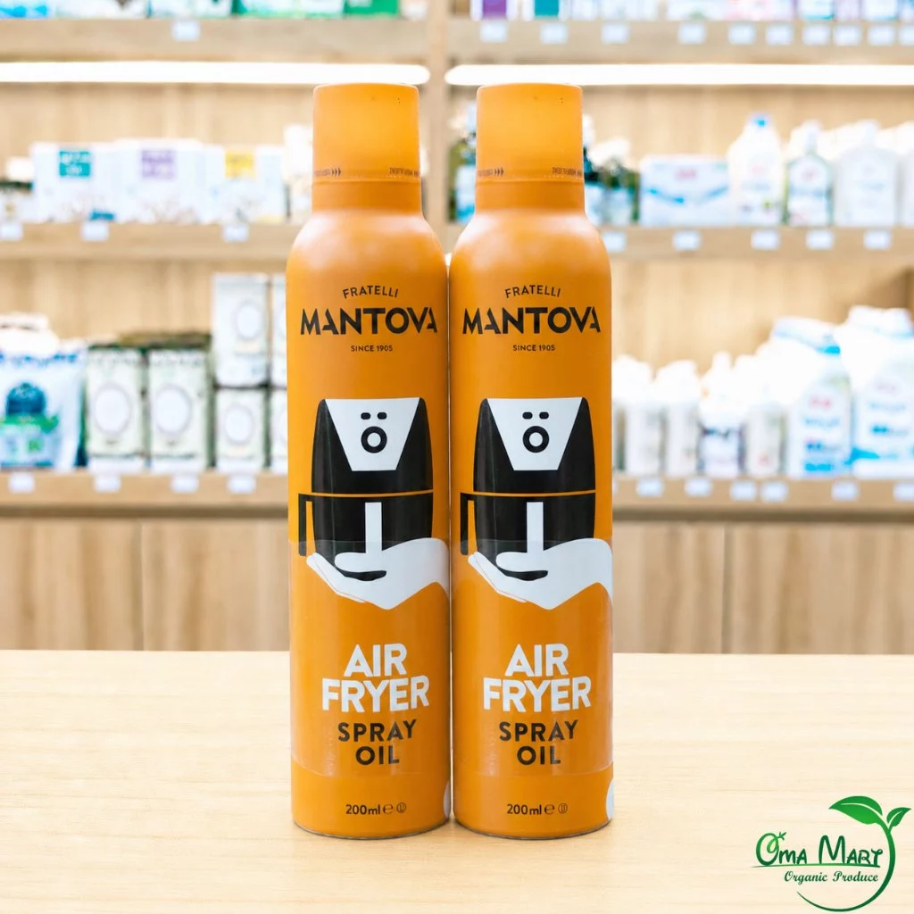 Dầu Xịt Cho Nồi Chiên Không Dầu Mantova 200ml - Chai Xịt Dầu Ăn Phun Sương Chống Dính Khuôn Bánh
