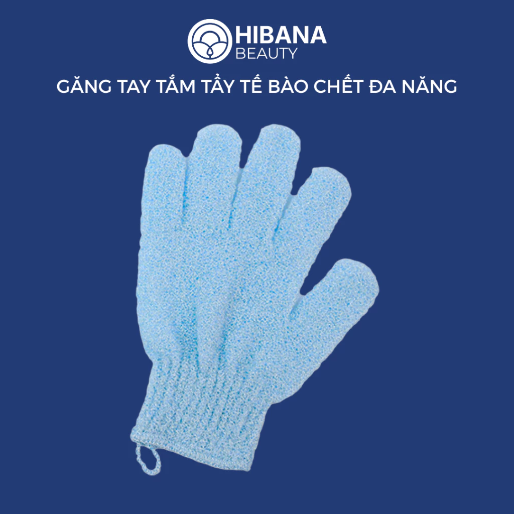 Găng tay tắm tẩy da chết cho cơ thể bằng vải nylon
