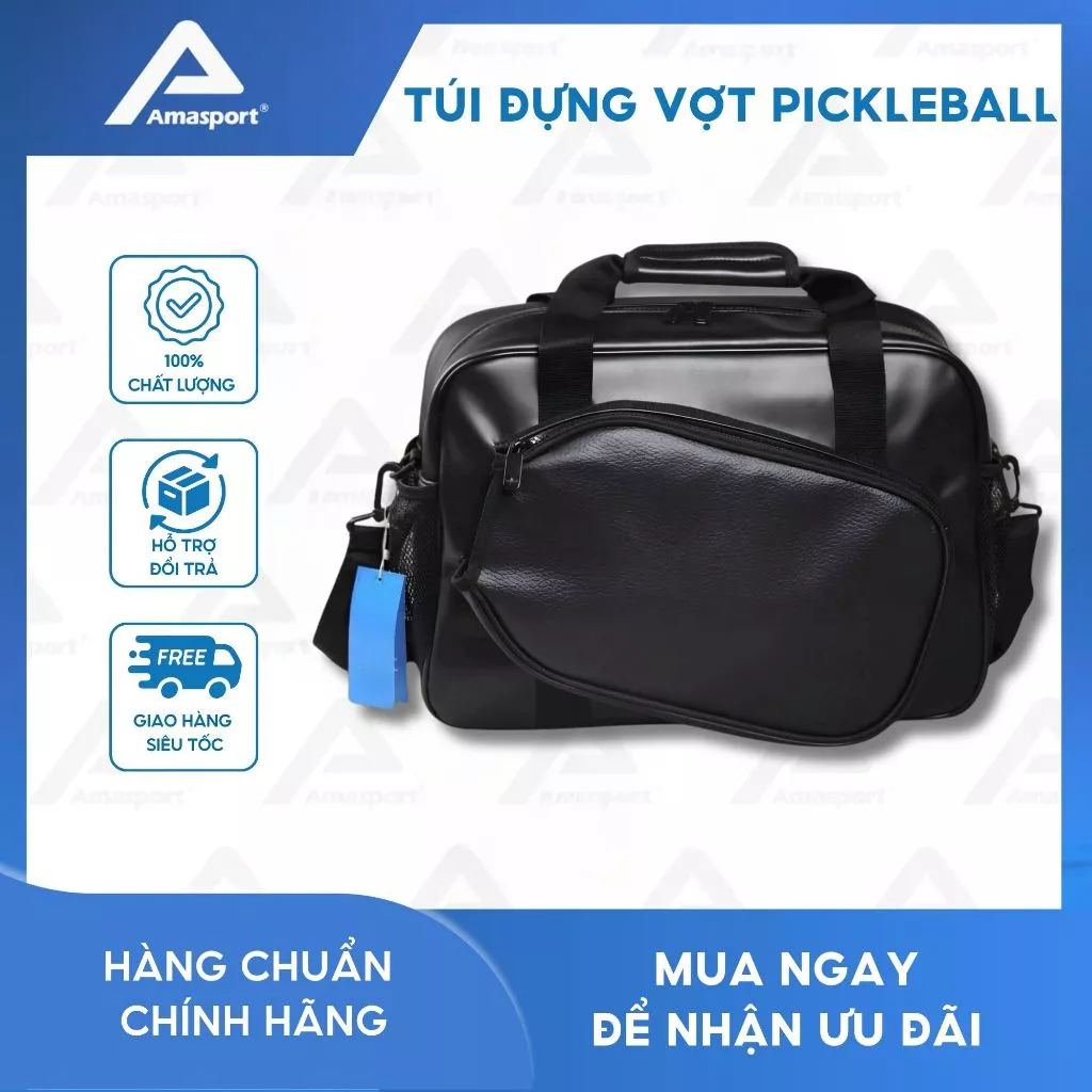 Túi đựng vợt Pickleball, Balo đựng vợt chất liệu chống thấm nước, nhiều ngăn lớn tiện dụng