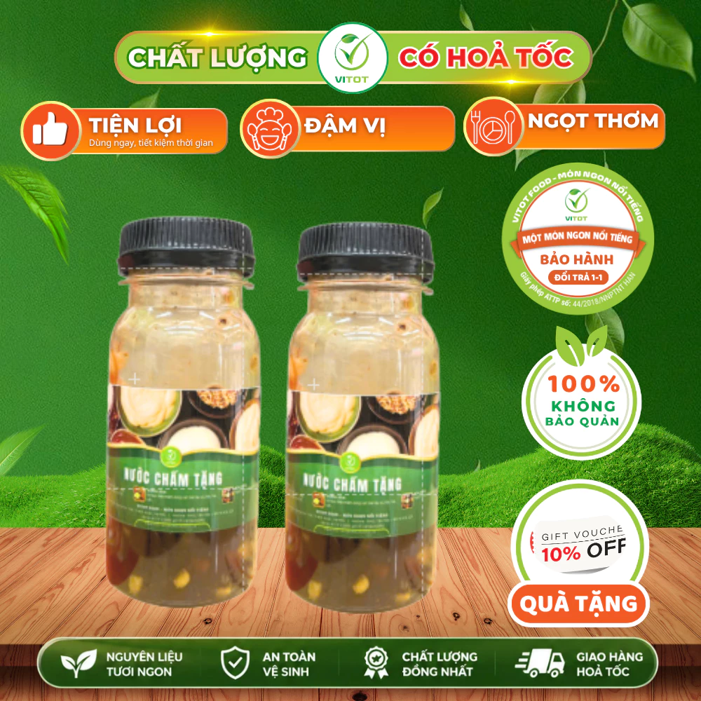 [QUÀ TẶNG] Nước Chấm Tặng VITOT Ngon Chất Lượng Chấm Kèm Với Một Số Sản Phẩm