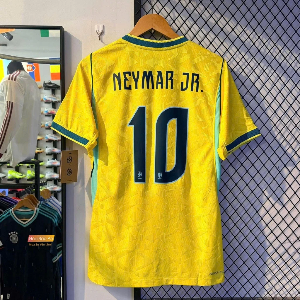 Bản Cao cấp [Chỉ Có Áo] Áo Bóng Đá Player Đội Tuyển Brazil WC 2026 màu vàng - Hàng Nhập Khẩu Thailand fom 45-95kg