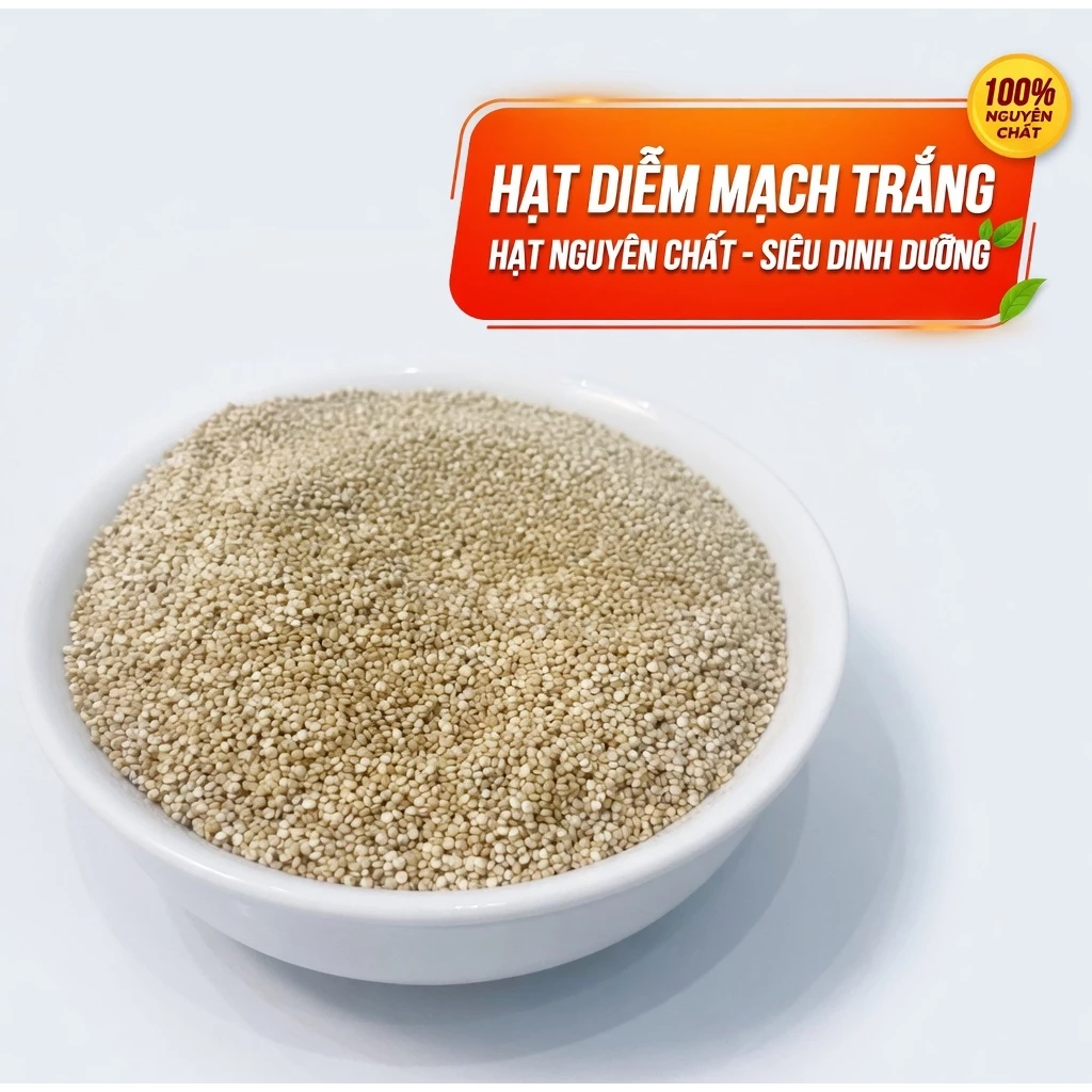 Hạt Diêm mạch trắng (quinoa) Hữu cơ giàu chất xơ rất tốt cho cơ thể Thiên Thảo Organic