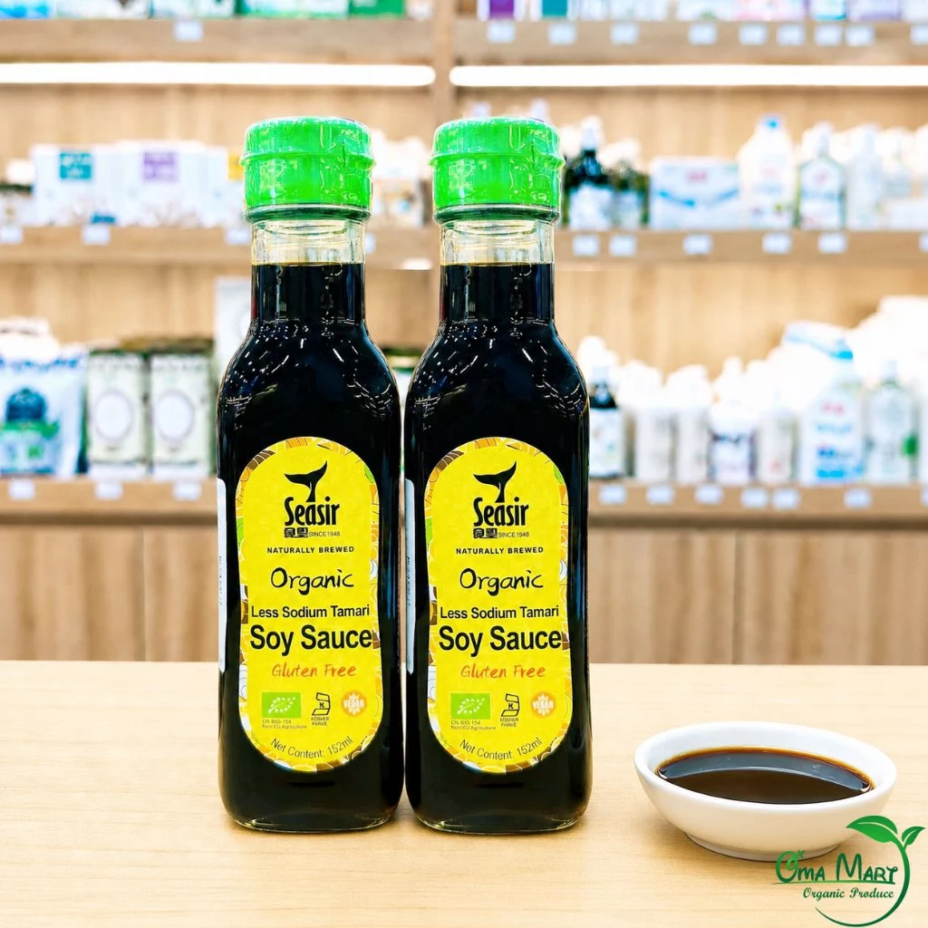 Nước Tương TAMARI Hữu Cơ Seasir 152ml - Gia vị sạch cho chế độ ăn thực dưỡng, Keto