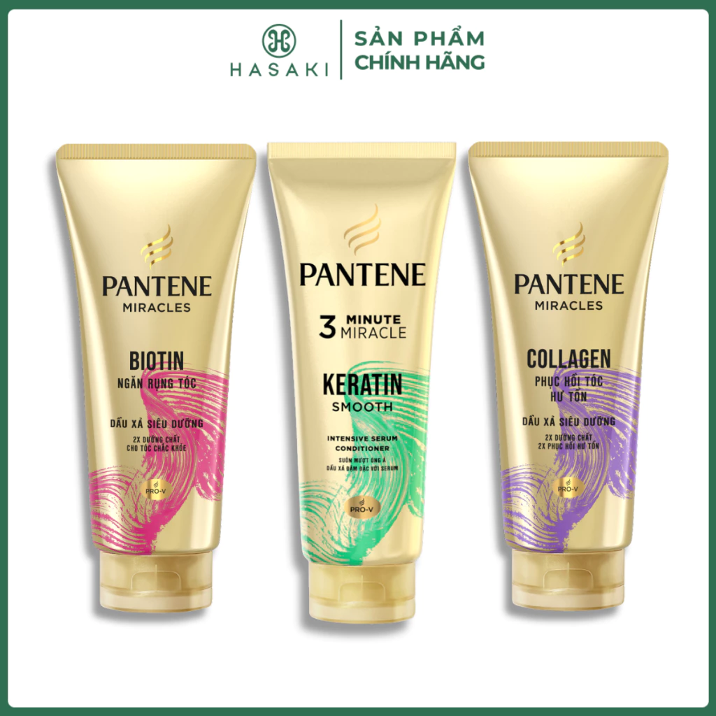 Kem Xả PANTENE Ngăn Rụng Tóc 3 Minute Miracle Hair Fall Control Conditioner 150ml Hasaki Sản Phẩm Chính Hãng