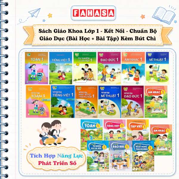 Sách Giáo Khoa Lẻ Lớp 1 - Kết Nối - Chuẩn Bộ Giáo Dục (Bài Học + Bài Tập) Kèm Bút Chì