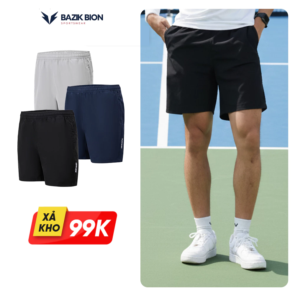 [Hàng Xả, Không Đổi Trả] Quần Short Thể Thao 7 INCH Pickleball BAZIK Vận Động, Thể Thao, Chơi Pickleball - Q07