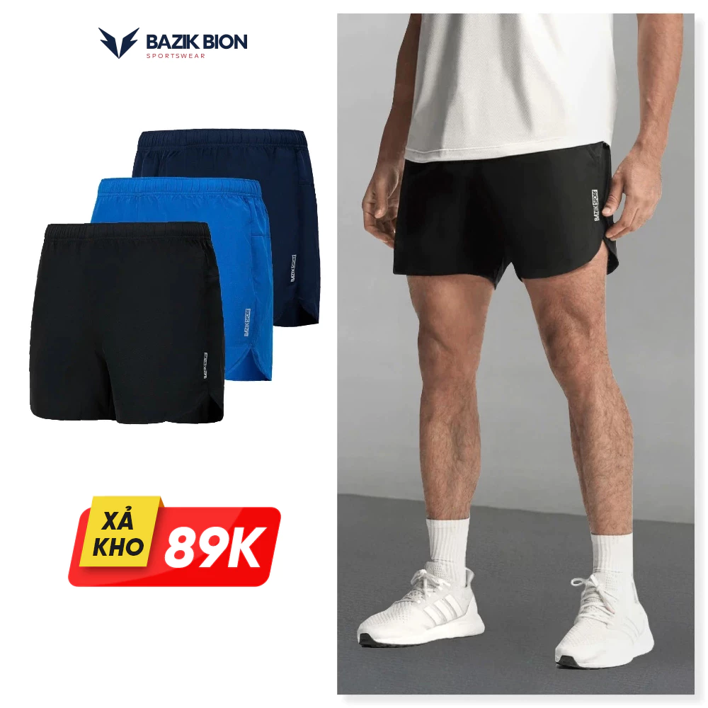 [Hàng Xả, Không Đổi Trả] Quần Short Thể Thao Nam BAZIK siêu nhẹ, tập gym, chạy bộ, vận động Ultra Lightmax - Q04