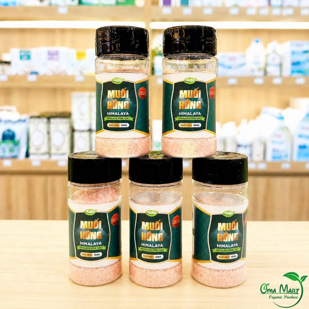 Muối Hồng Mịn Himalaya ANBIO 100g