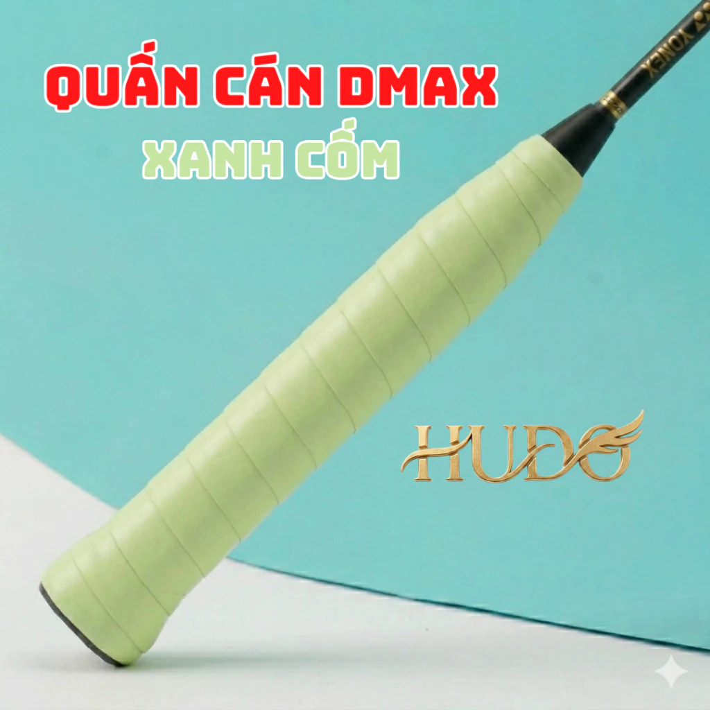 Cuốn Cán Vợt Cầu Lông DMAX Màu Xanh Cốm - Dây Quấn Cán Vợt Cầu Lông, Pickleball Thấm Mồ Hôi