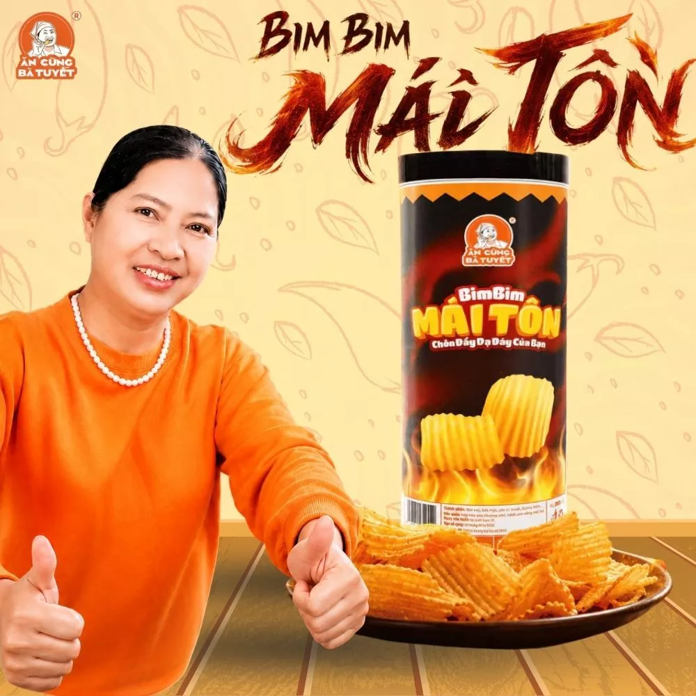 BIM BIM MÁI TÔN - ĐỒ ĂN VẶT VIỆT NAM M60