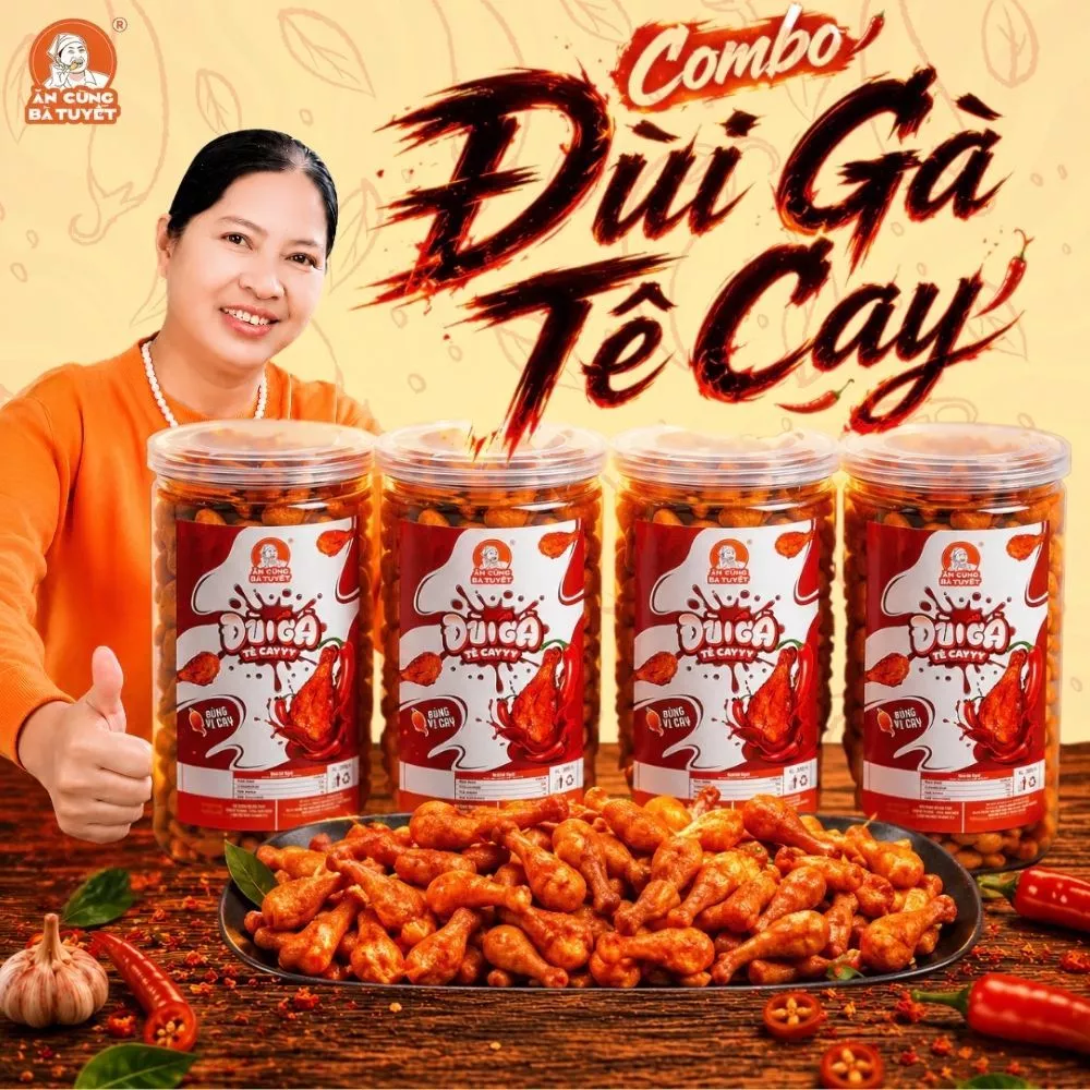 ĐÙI GÀ TÊ CAY RA MẮT - ĂN CÙNG BÀ TUYẾT M39
