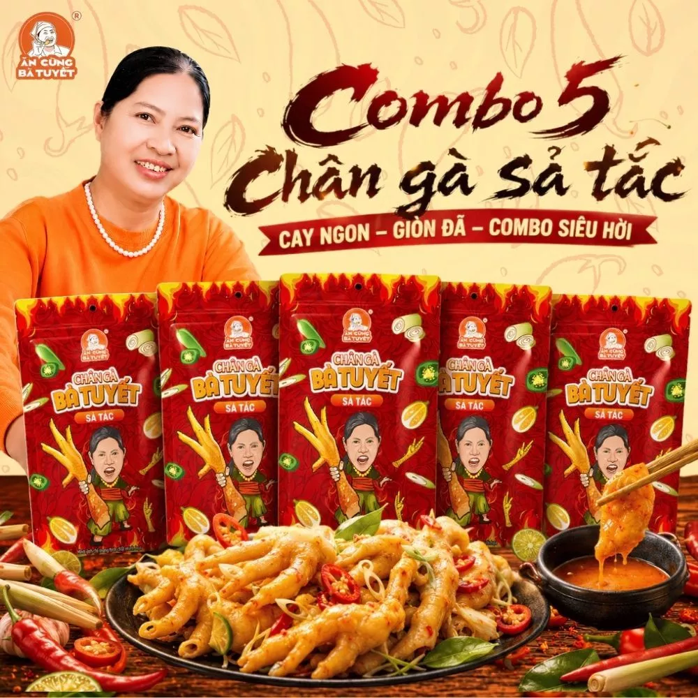 CHÂN GÀ SẢ TẮC - ĂN CÙNG BÀ TUYẾT M10
