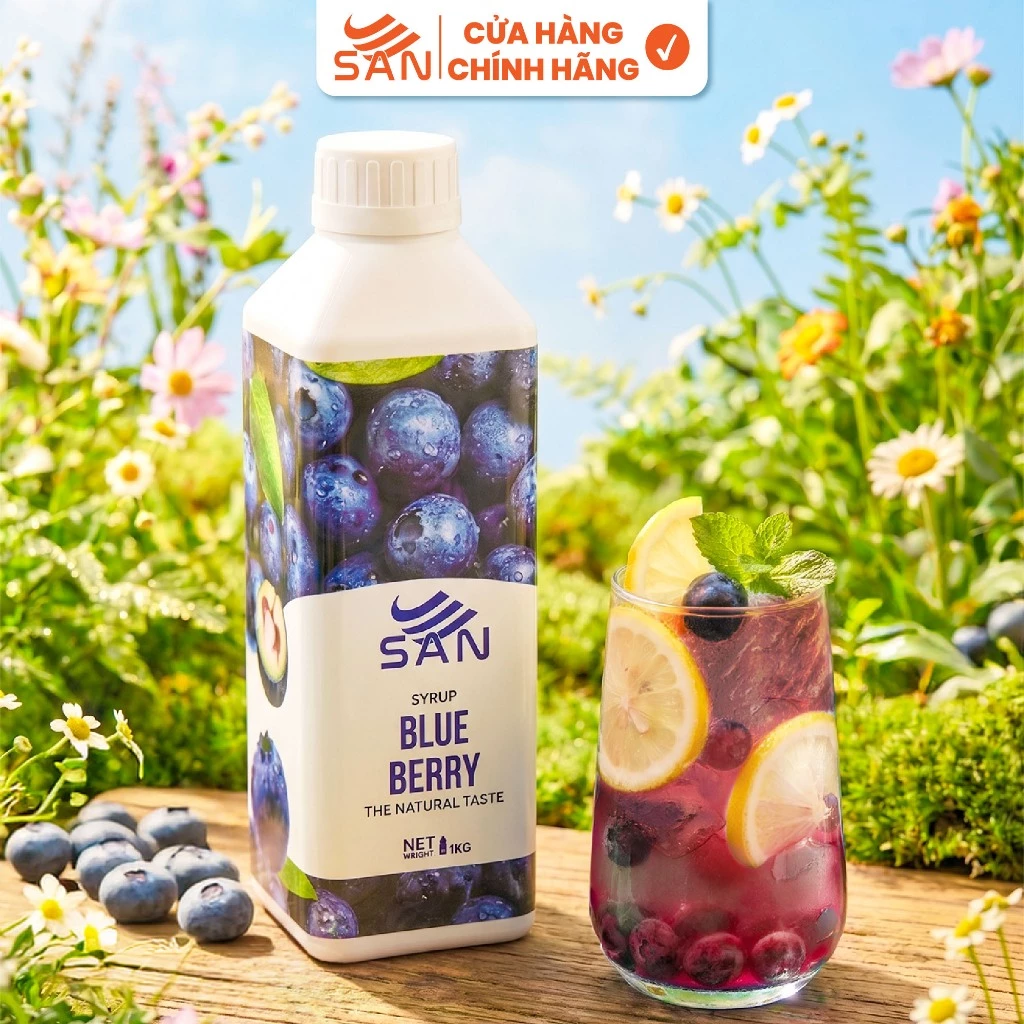 Syrup/siro VIỆT QUẤT SAN, mẫu thử 100ml, tặng sách công thức pha chế, tiện dụng, trái cây tự nhiên