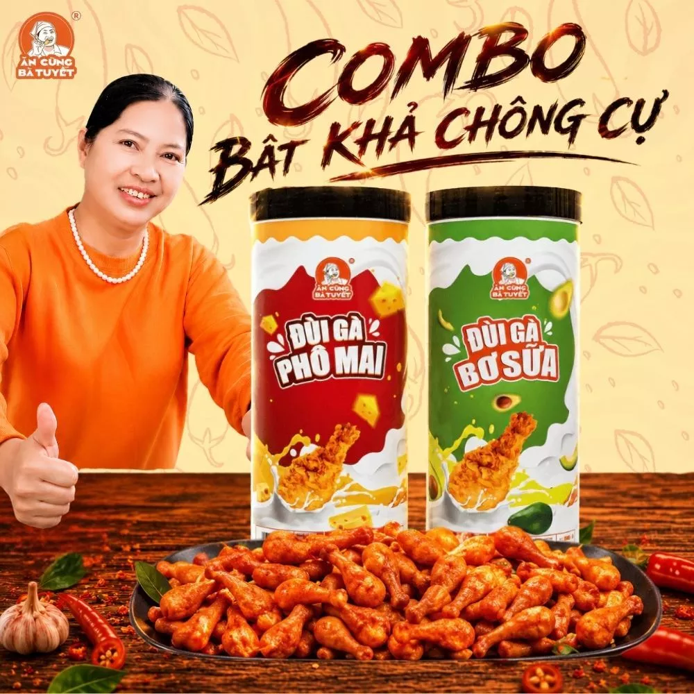 Combo  BẤT KHẢ CHỐNG CỰ  Ăn Cùng Bà Tuyết M81