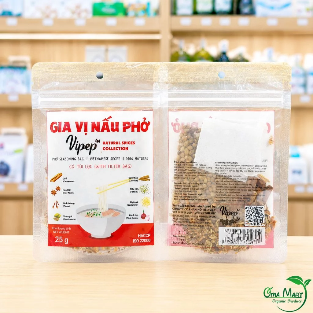 Gia Vị Nấu Phở Vipep 25g - Thảo mộc nấu phở truyền thống