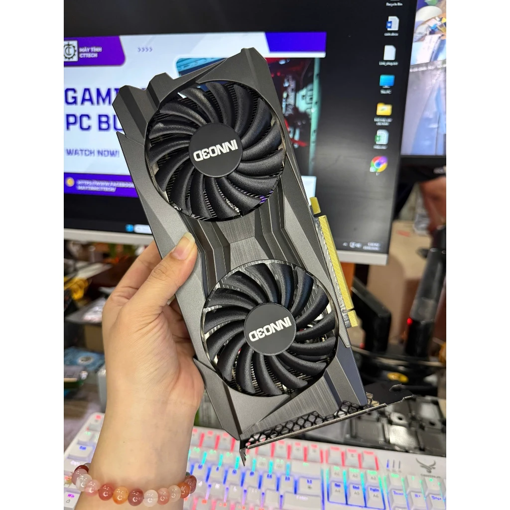 Card Màn Hình inno3D Twin X2 GeForce RTX 3060 12GB GDDR6 BH 02.2028 | 07.2027 No Box