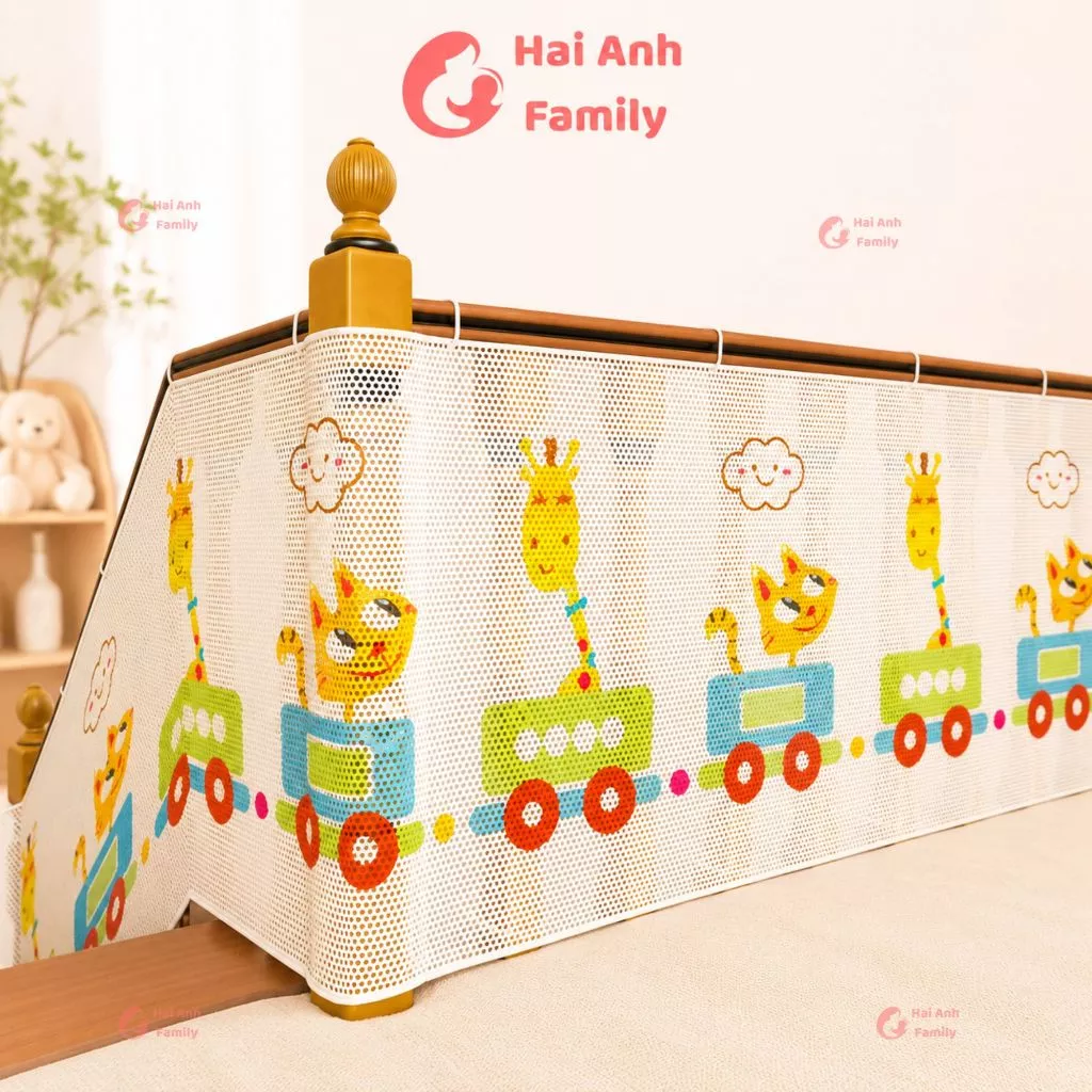 Lưới chắn cầu thang, ban công an toàn cho bé - Hải Anh Family