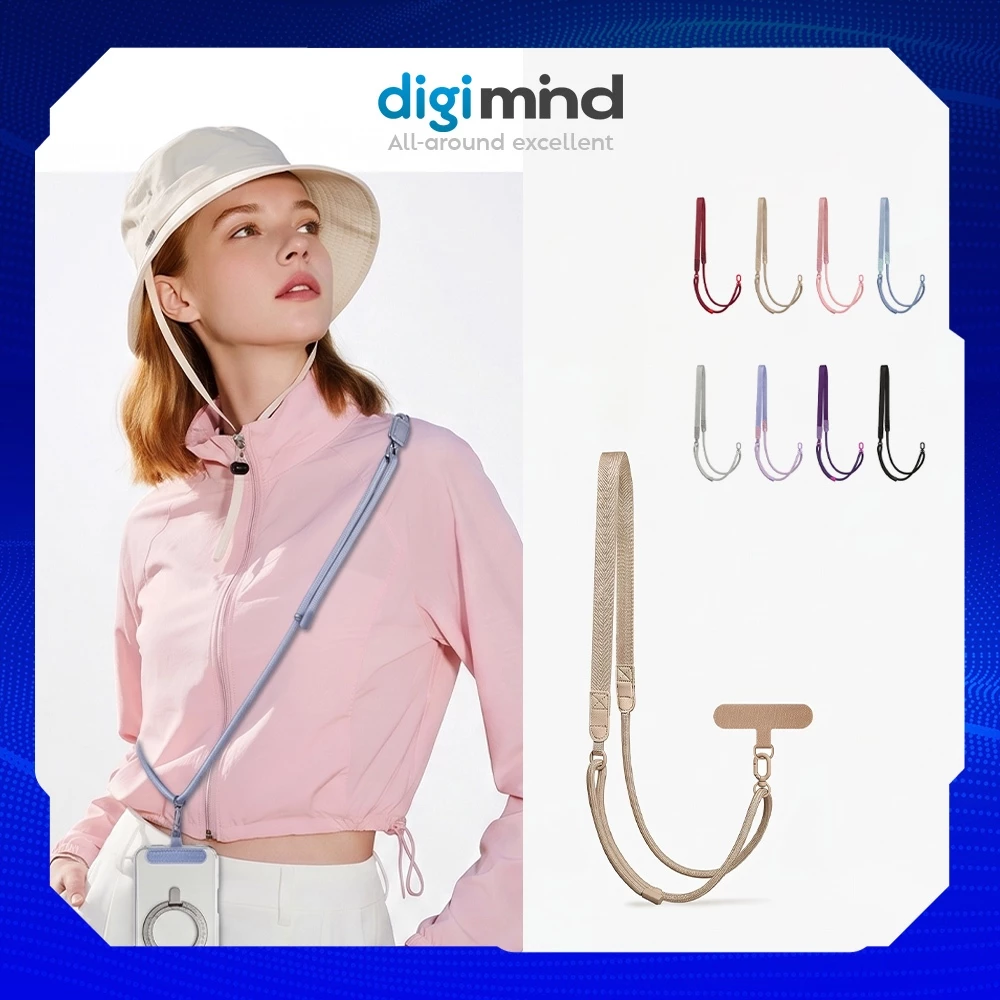 Dây Treo Điện Thoại Đeo Cổ/Đeo Chéo Có Thể Điều Chỉnh Độ Dài Cho Nhiều Dòng Điện Thoại