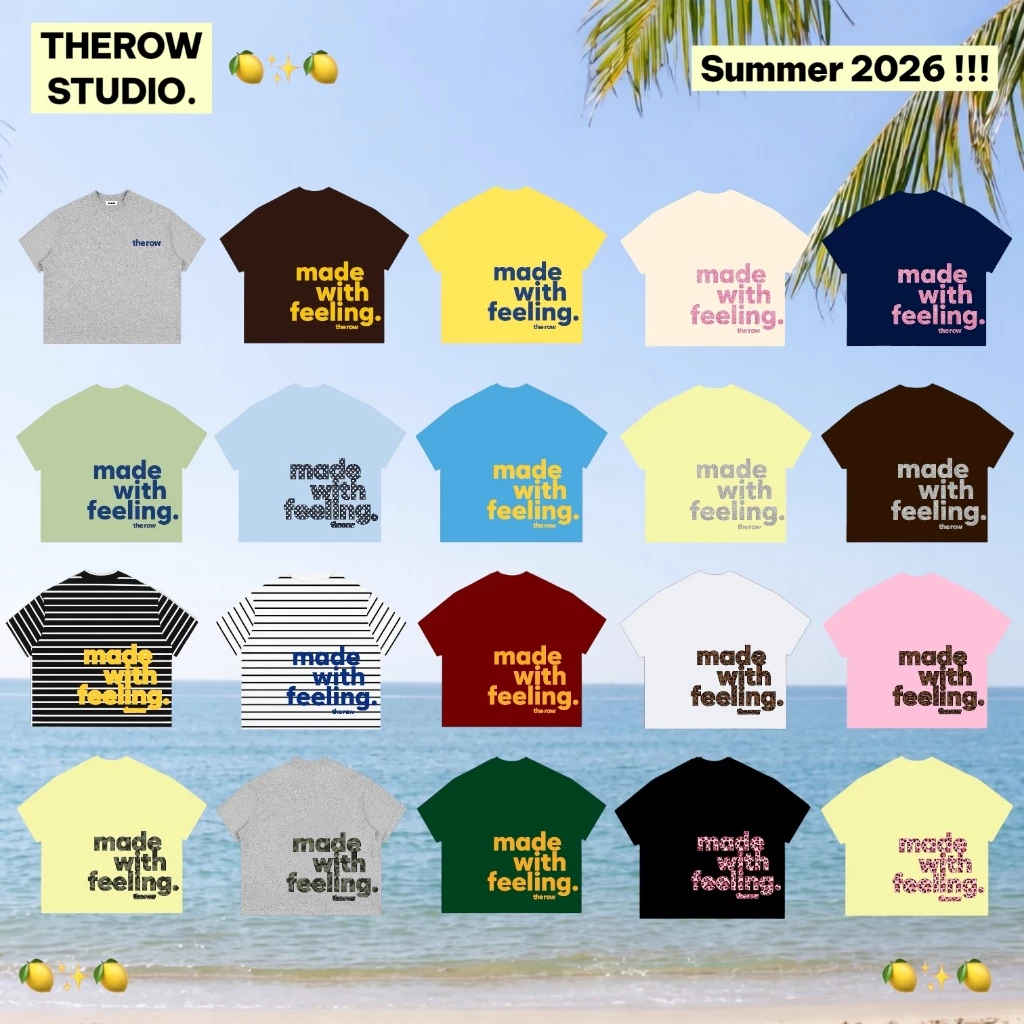 [ORDER LINK 2] TR5 THEROW Áo Thun Boxy Local Brand Tay Ngắn Cotton 250gsm " FEELING " Áo Phông Forrm Rộng Unisex Nam Nữ