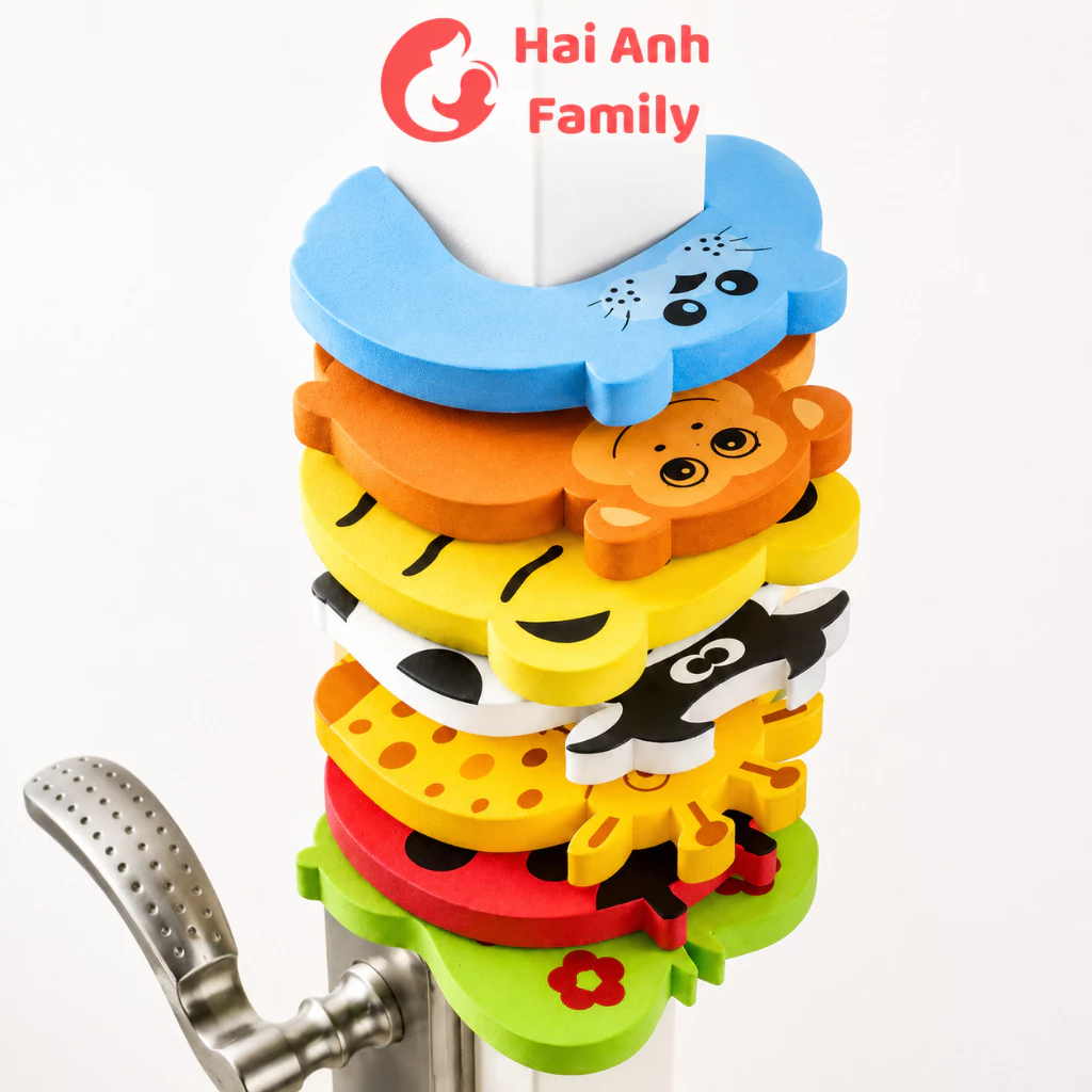 Miếng xốp chặn cửa chống kẹt tay cho bé