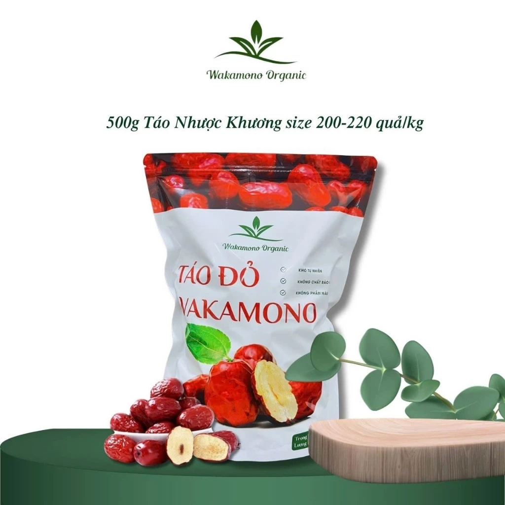 Táo Nhược Khương Wakamono Organic size 200-220 quả/kg, thịt dẻo, ngọt, thơm hàng chuẩn Tân cương